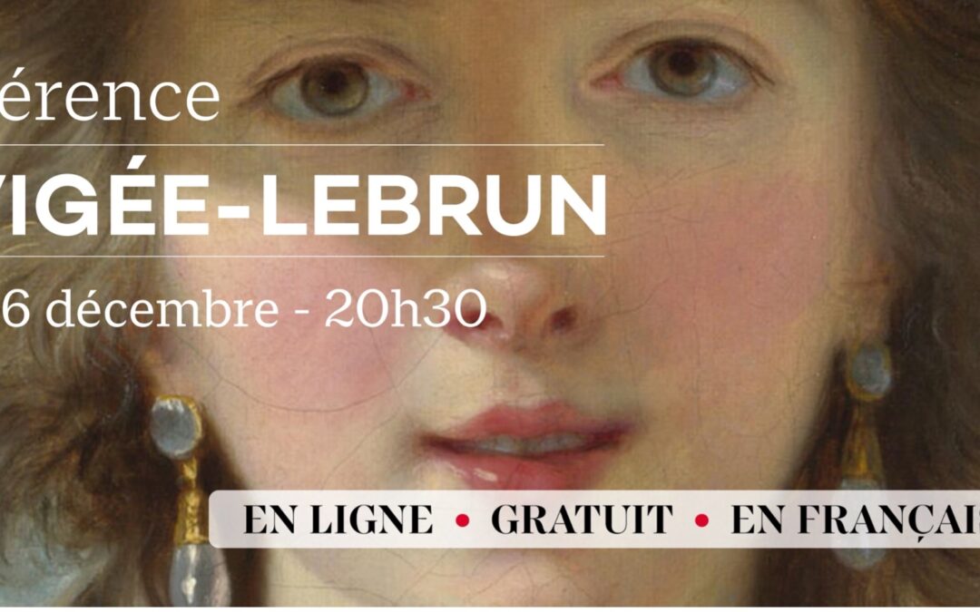 Conférence Culturelle – E. Vigée-Lebrun – Alliance Française des Pays-Bas