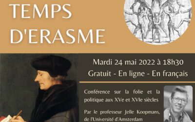 Conférence La folie au temps d’Erasme
